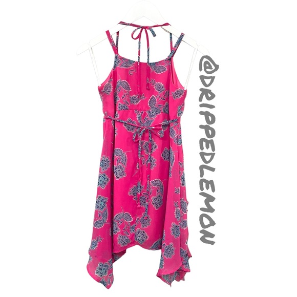 Sequin Hearts Girls Sz 10 Pink Ruffle Sleeveless Dress With Slip Church Dance 💃 - Picture 2 of 10